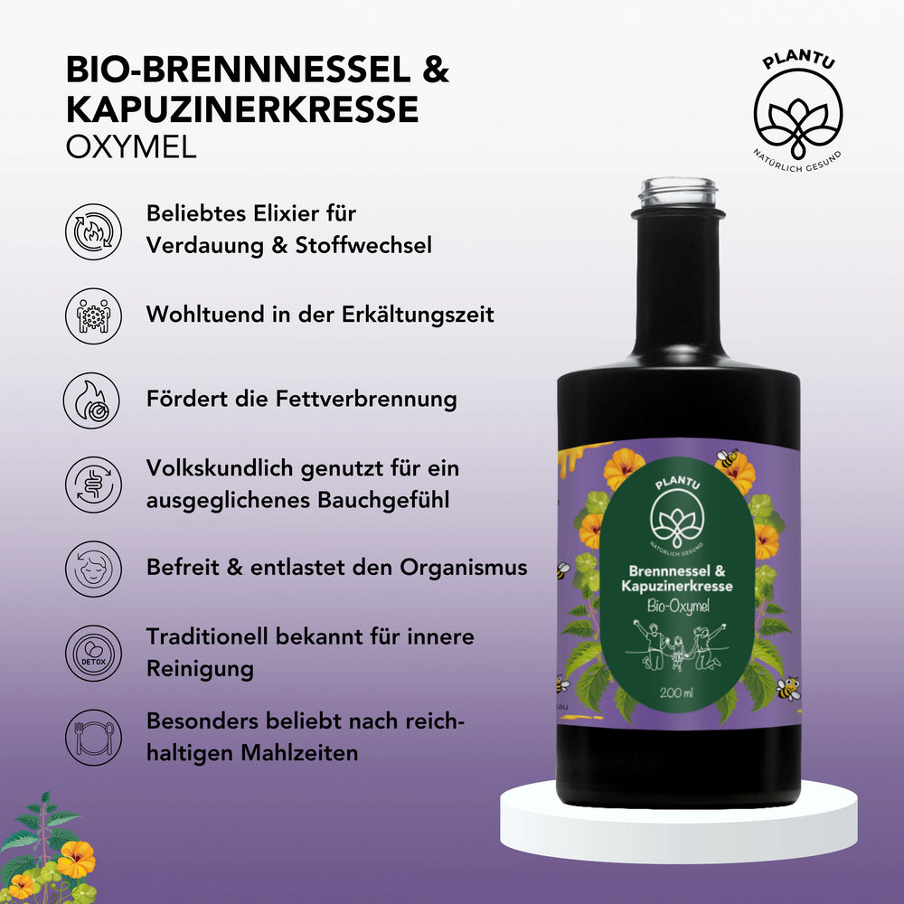 BIO-Brennnessel & Kapuzinerkresse Oxymel