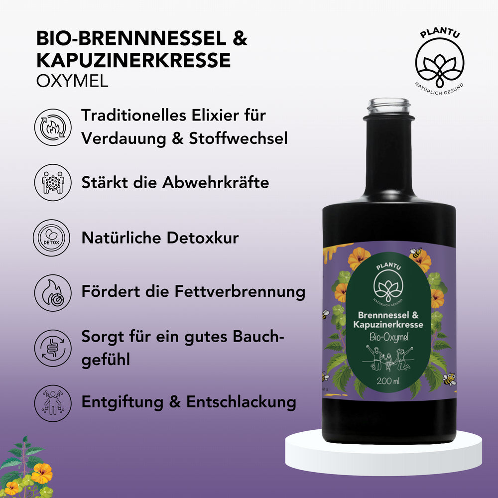 BIO-Brennnessel & Kapuzinerkresse Oxymel