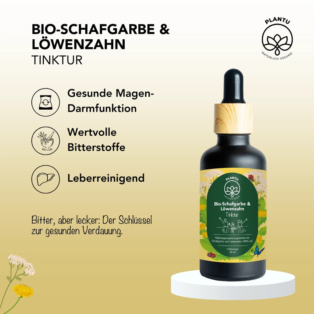 BIO-Schafgarbe & Löwenzahn Tinktur