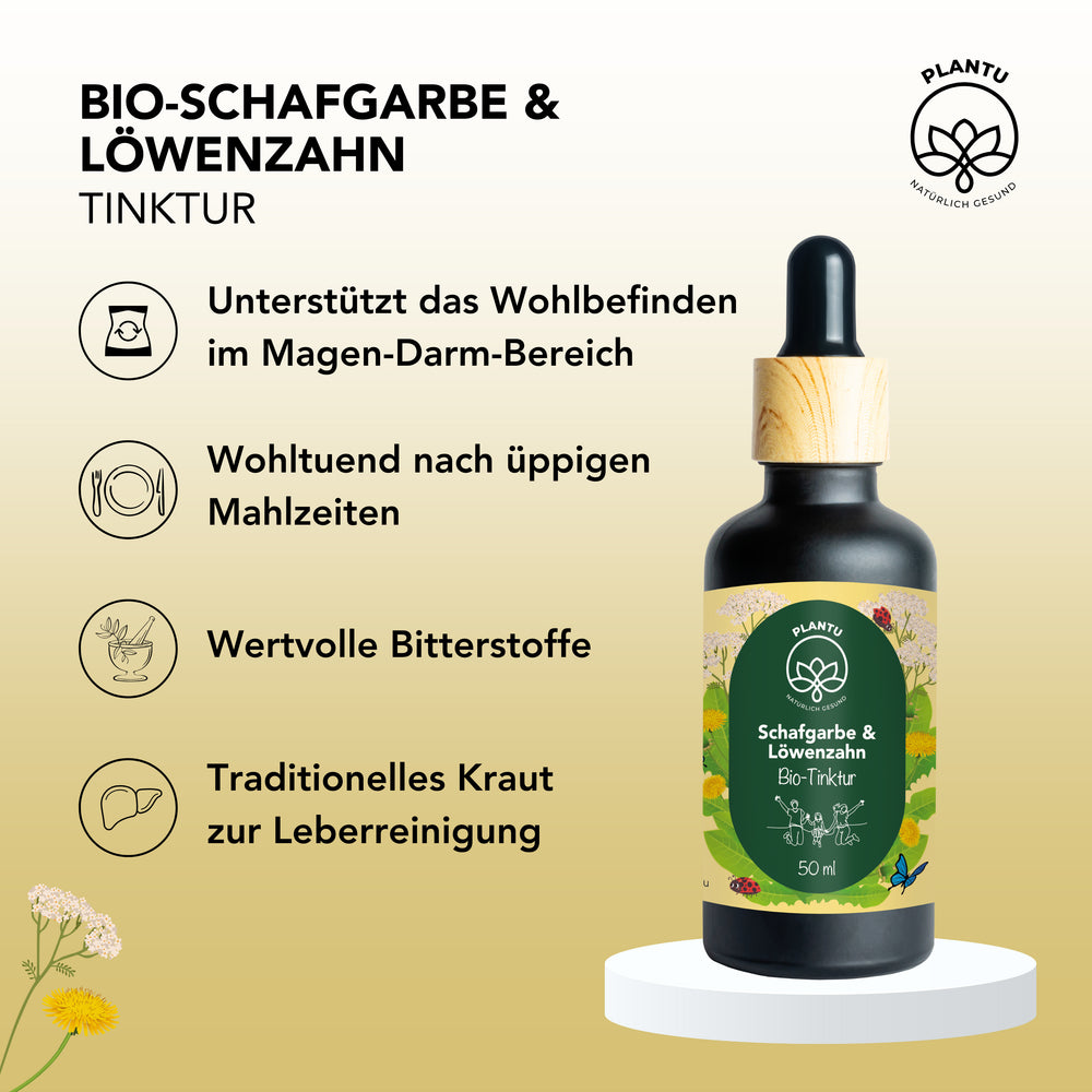 BIO-Schafgarbe & Löwenzahn Tinktur