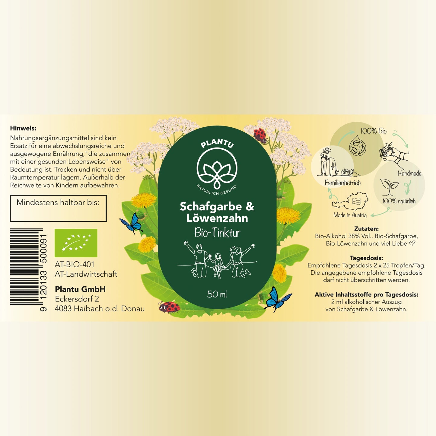 
                  
                    BIO-Schafgarbe & Löwenzahn Tinktur
                  
                