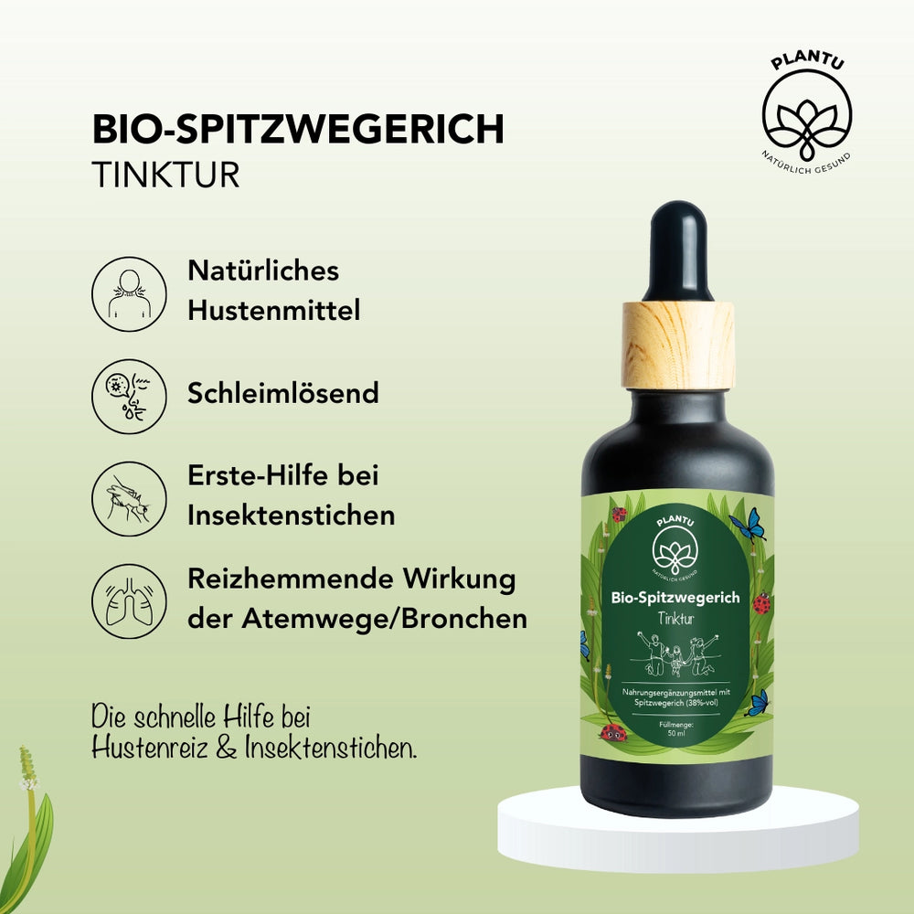 BIO-Spitzwegerich Tinktur