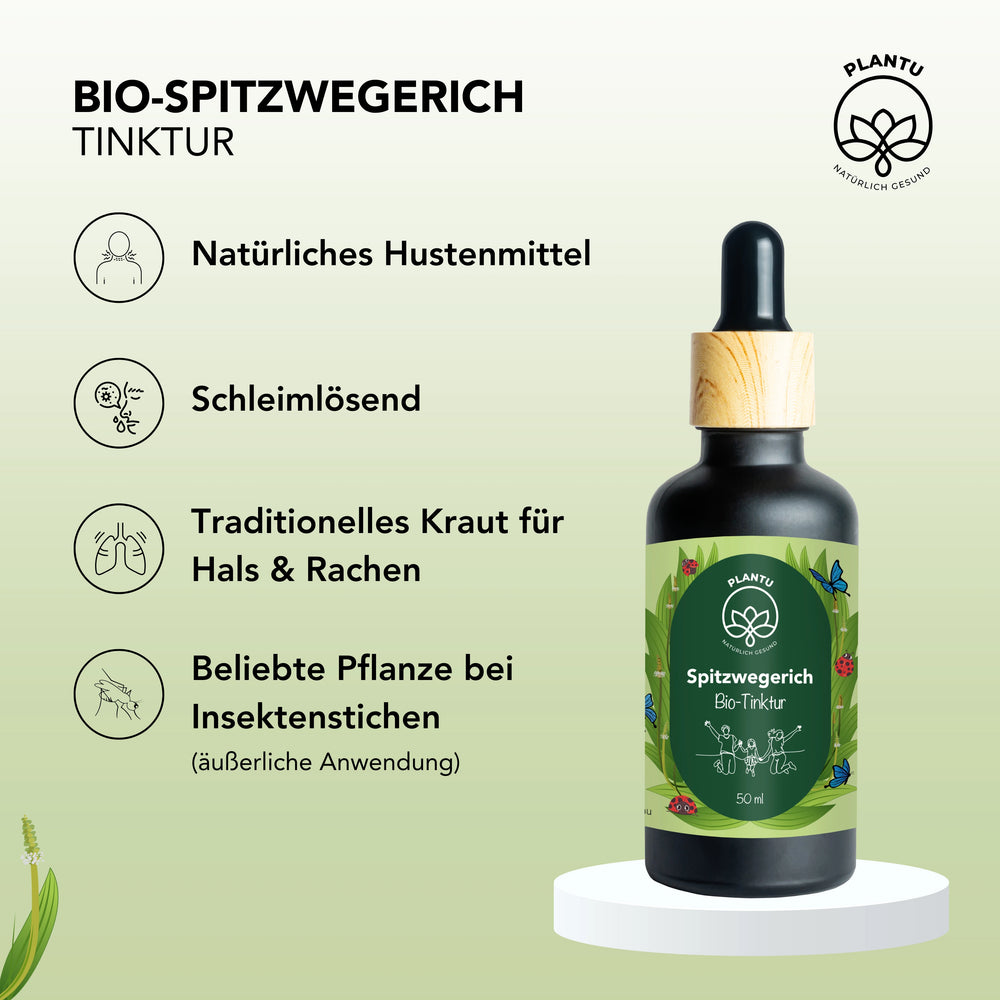 BIO-Spitzwegerich Tinktur